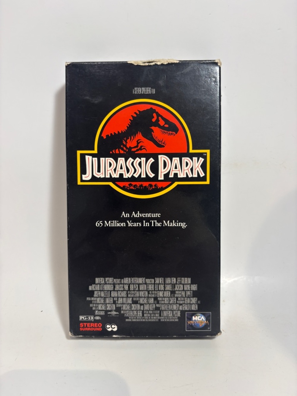 Vintage Jurassic Park VHS Tape 1993 Steven Spielberg Action & Adventure